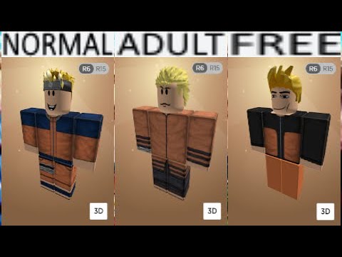 How To Make Naruto Uzumaki In Roblox Youtube