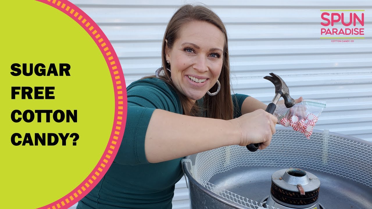 Hard Candy into Cotton Candy Even a Sugar Free Option! YouTube