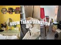 ROOM TRANSFORMATION 🥳 : building, organizing &amp; decluttering (pt.1)........