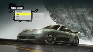 NFS ProStreet - Menu UI Concept