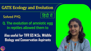 GATE Ecology and Evolution | Solved PYQ | Solving Questions with Gauri ma’am