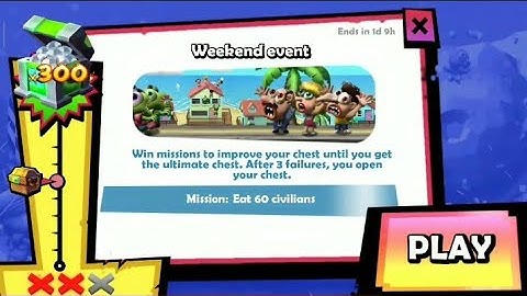 zombie tsunami | weekend event mission: Eat civilians | walkthrough gameplay - ios,android