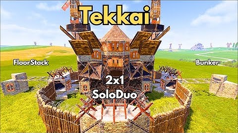 Tekkai 2x1 – Best Solo/Duo | Bunker + FloorStack Rust Base Design 2025