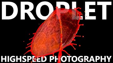 Water Droplet Collision Highspeed Photography | Relaxing Art