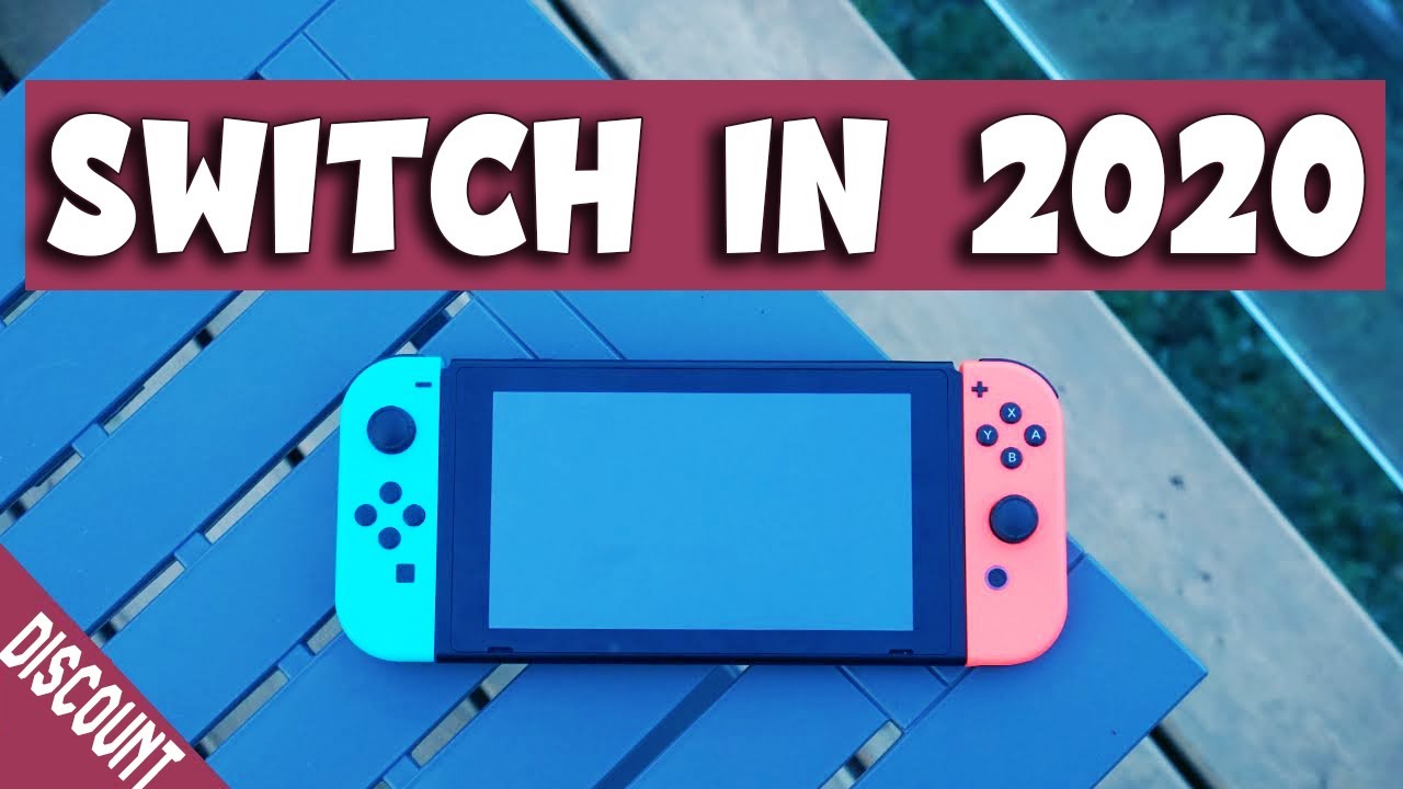 Big Discount Nintendo Switch with Neon Blue and Neon Red Joy‑Con+