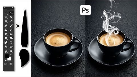 How to Make Realistic Coffee Smoke Effect in Photoshop | Creative Smoke Editing Tutorial