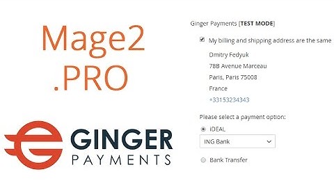 Ginger Payments integration with Magento 2. 1. Capture an iDEAL payment