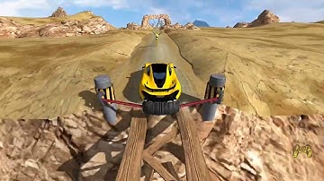 Jump into the Plane: Crazy and Spectacular Stunts jump Car to The Plane #2 - Android iOS Gameplay
