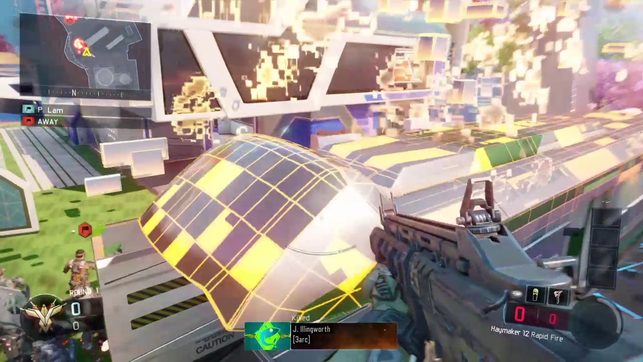 Crazy slow motion bo3 collateral trickshot