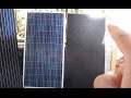 Review: Sunpower monocrystalline (no tabbing wire) solar panel vs. polycrystalline