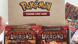 1 part Pokemon Obsidian Flames Boosters  Box bought this box, I open 19 packages out of the box
