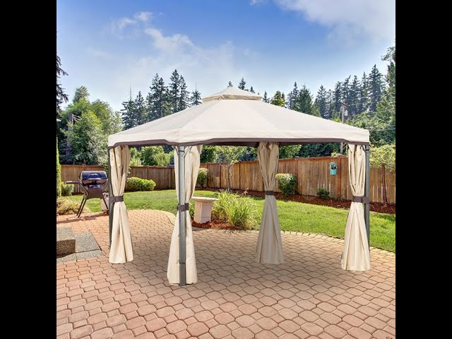 Replacement Canopy Top For Bergamo Sonoma Gazebo Lcm1210 Youtube