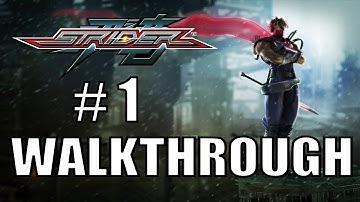 Strider Walkthrough Part 1 Kazakh City PS4 PSN