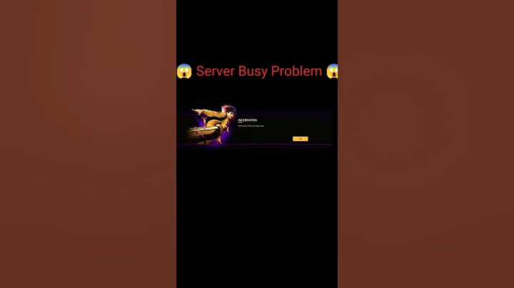 Server Busy Problem 😕//How to Solve Server Busy Problem 😔//Garena Free Fire max 🔥🔥#freefiremax