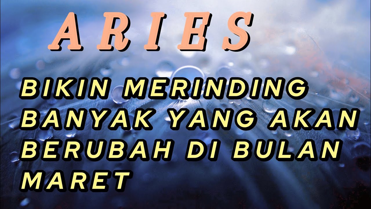 ARIES ✨ Siap siap ‼️ Banyak Yang mulai berubah dalam hidup Mu di bulan Maret 💥🔥