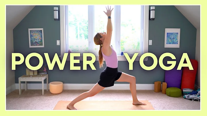 30 min Power Yoga - Intermediate ENERGIZING FULL B...