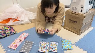 マスクが売り切れならダイソー商品で作ればいいじゃないか！！【ココロマン普段の様子】