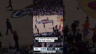 The New York Knicks advance to the NBA Finals 🏆