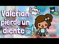 Valerian pierde un diente🦷😮|Toca Cam!| *su primer diente*