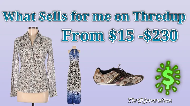 Finally my What sold on Thredup Video! Some with over $100 payouts!