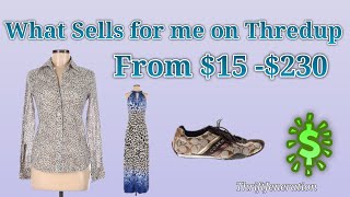 Finally my What sold on Thredup Video! Some with over $100 payouts!