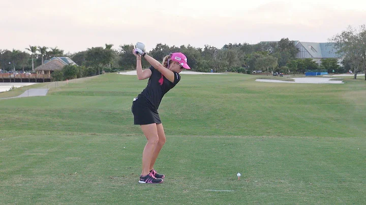 GOLF SWING 2012 - PAULA CREAMER DRIVER - DOWN THE ...