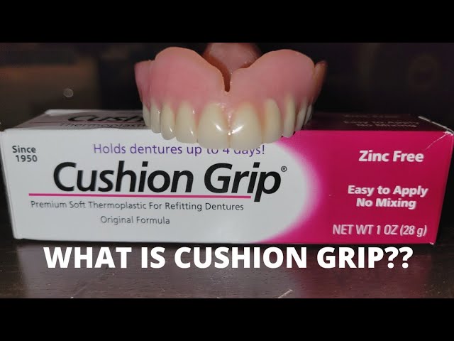 Cushion Grip - Soft thermoplastic for refitting dentures