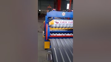 Máy Cán Tôn Hai Tầng Kết Hợp Dập Vòm Trên Máy”0918.258298”