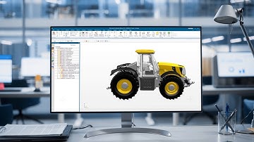 JCB Tractor design review with Teamcenter Visualization