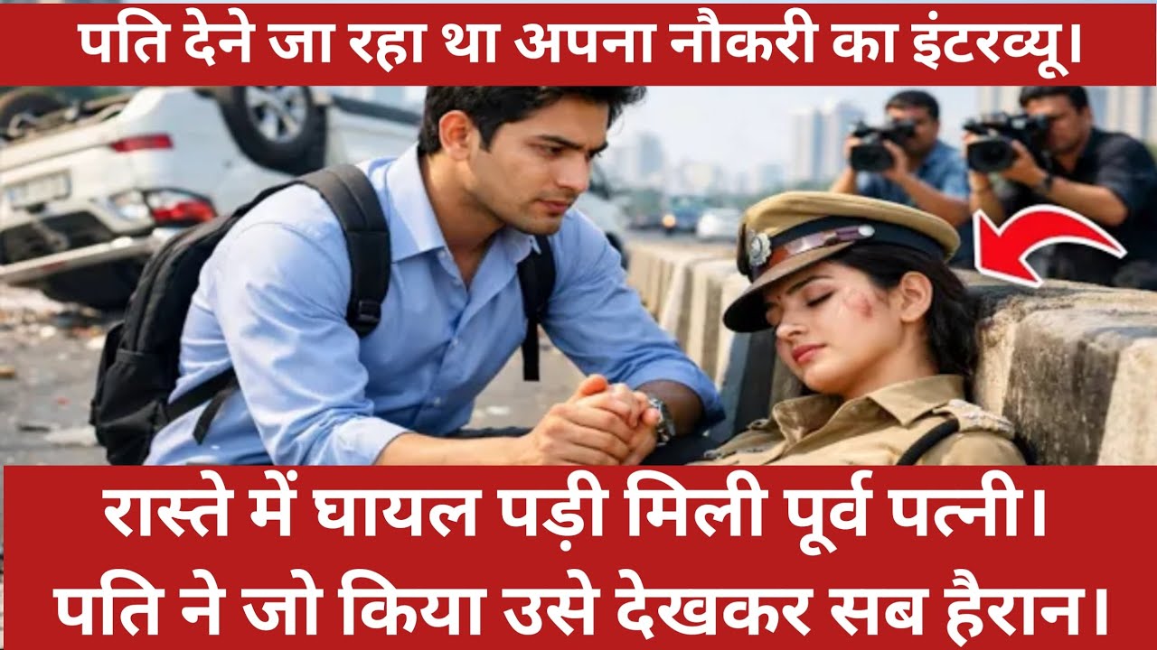 रास्ते में घायल पड़ी मिली पूर्व पत्नी। पति ने जो किया उसे देख कर सब हैरान। #story 