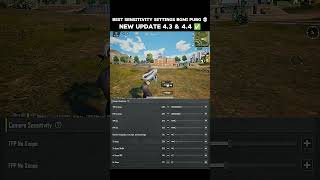 BGMI 4.3 🔥 NEW BEST SENSITIVITY CODE 😱 ZERO RECOIL SETTINGS #bgmi #pubgmobile #sensitivity