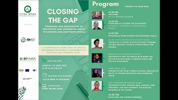 CLOSING THE GAP - financing and resourcing of protected and conserved areas