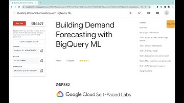 Building Demand Forecasting with BigQuery ML || #qwiklabs || #GSP852