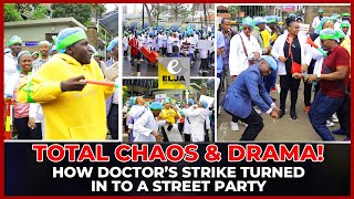 TOTAL CHAOS & DRAMA🔥! HOW DOCTOR’S STRIKE TURNED IN TO A STREET PARTY TODAY