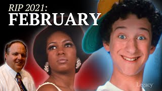 R.I.P. February 2021: Celebrities & Newsmakers Who Died | Legacy.com