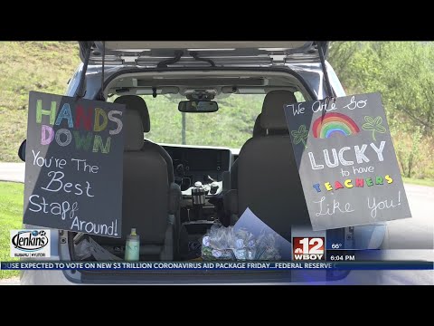 West Taylor Elementary School hosts parade to reunite with teachers and staff