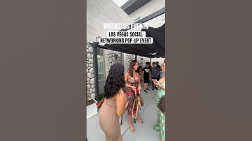 #1 Social Networking Event in Las Vegas hosted by WRLDCLSS EVENTS, founder Keenan Bathan