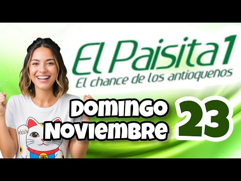 Resultado EL PAISITA 1 Domingo 23 de Noviembre del 2025