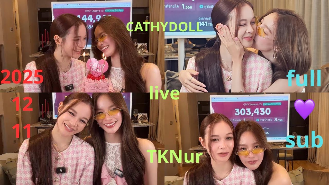 full sub TKNur live CATHYDOLL 20251211  " tknur phát cơm 🐶 " 5555