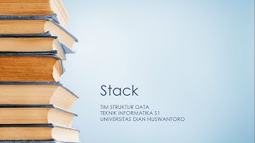 Struktur Data Pertemuan 3 - Teori Stack dan Implementasi pada Python
