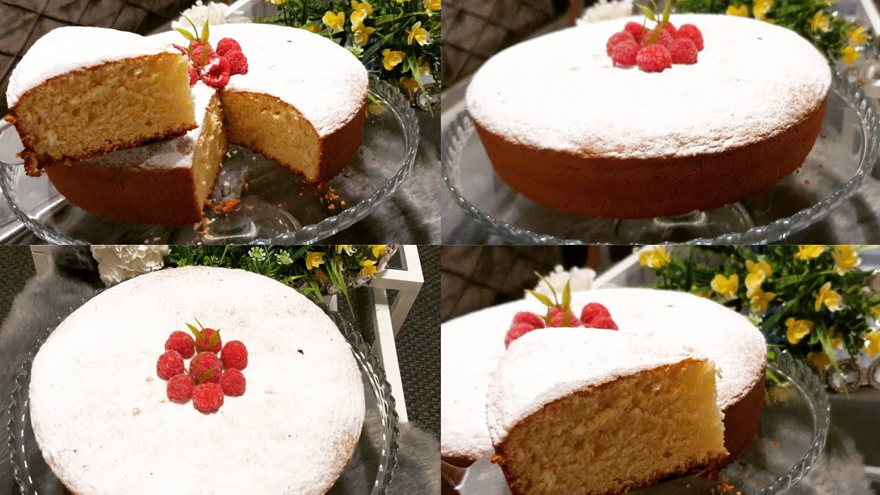 اروع كيكة ممكن تذوقيها بالحامض/ الليمون🍋هشيشة وبمكونات بسيطة ولذة في طريقتها تهبل