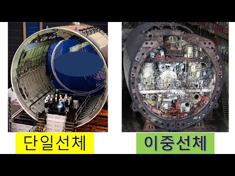 잠수함 단일선체 vs. 이중선체