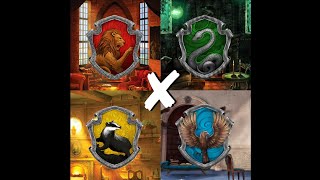 Harry Potter Combined Hogwarts Houses Edits