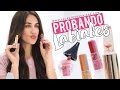 PROBANDO diferentes labiales muy originales