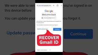How to Recover Gmail Account ▶️ Hacked Gmail Account Recovery 🆕#gmailrecovery #email ID  @digiaze