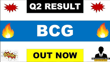 BCG Q2 Results 2026 | BCG Results Today | BCG Share Latest News | BCG Latest News 