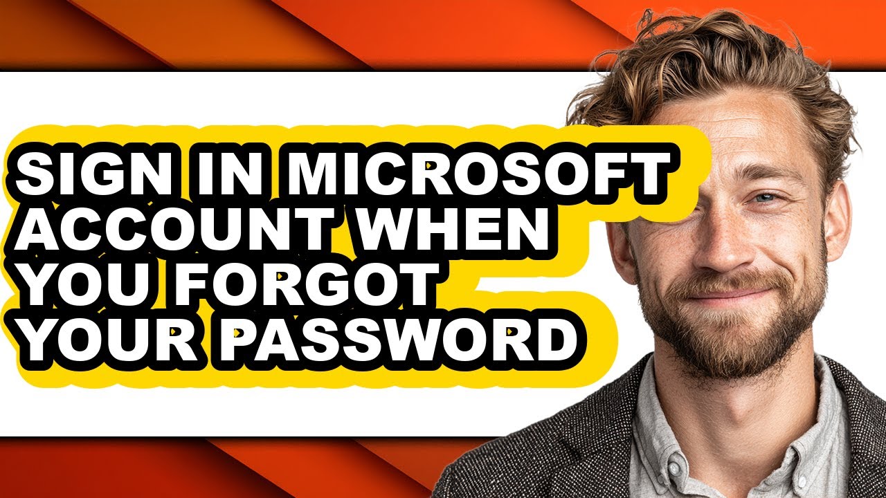 How to Sign in Microsoft Account When You Forgot Your Password - Step ...