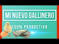 Cómo construir gallinero fácil, huevos ecológicos, emprender negocio o consumo propio, CASERO madera