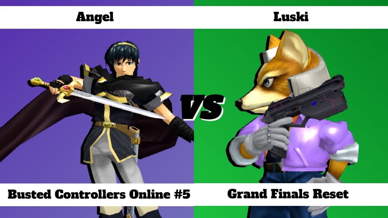 Busted Controllers Online #5 - GF - Angel (Marth) vs Luski (Fox)