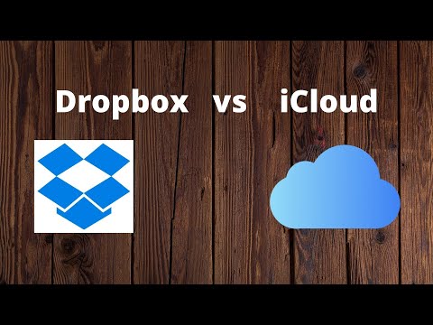Video: Rozdíl Mezi ICloud A Dropbox
